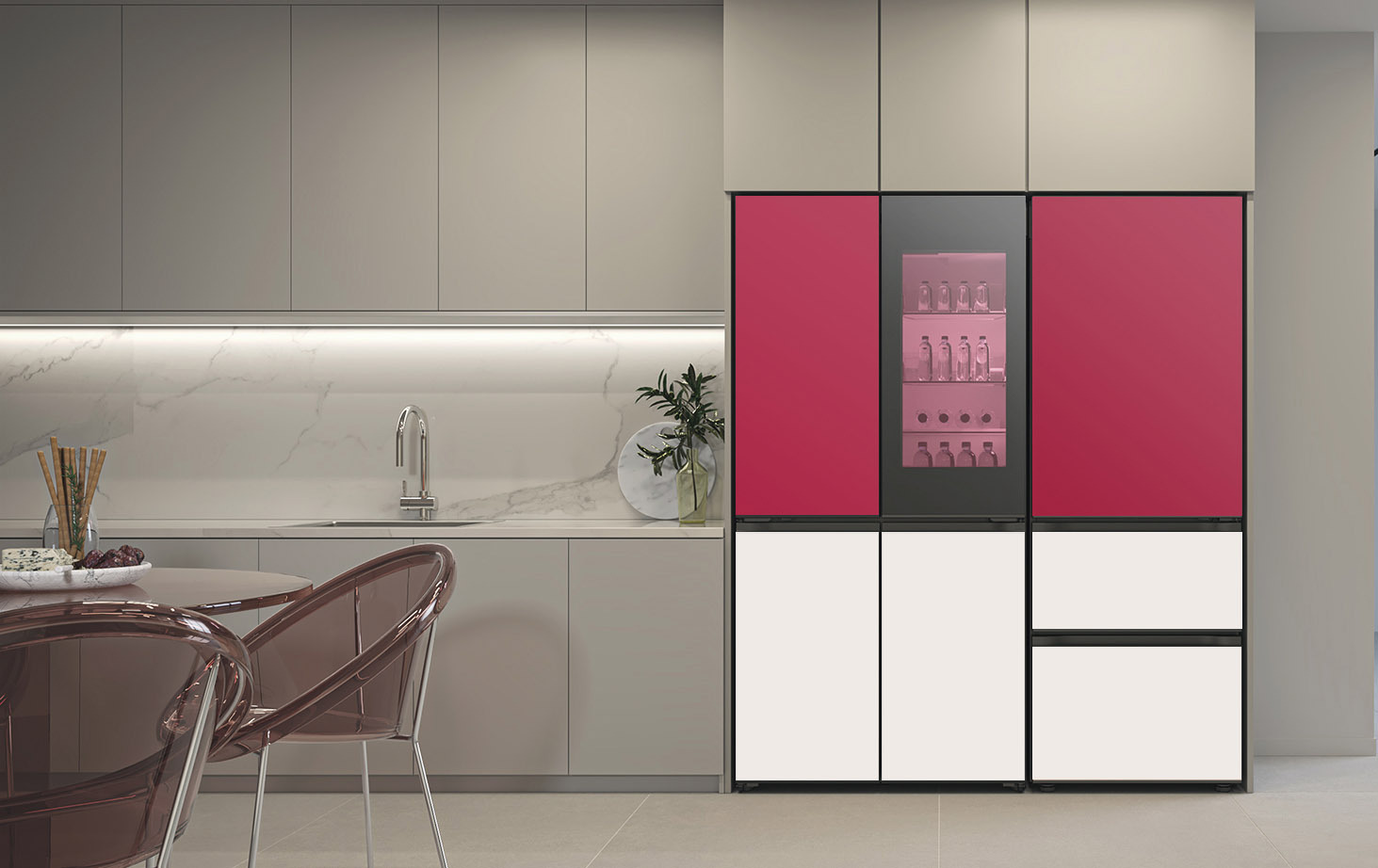 LG’s Refrigerator With MoodUP Brings Color and Customization to the Kitchen